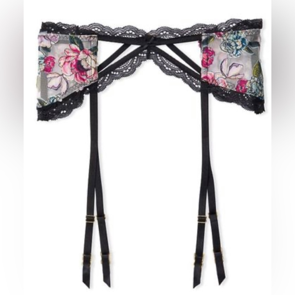 Victoria’s Secret Very Sexy Floral Garter Belt